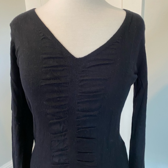 Express Black V-Neck Sweater Sz. Small. Beautiful and form-fitting. - Picture 8 of 8